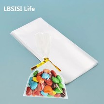 LBSISI Life 100pcs Transparent OPP Bag Of Sweet Cellophane Bag For Candy lipop C - £115.84 GBP