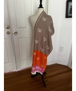 Burberry Wool Football Scarf/ Wrap NWT - $371.25