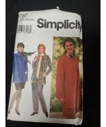 Simplicity Sewing Pattern 9787 Womens Jacket Pants Size 26W-32W Uncut D - $7.66