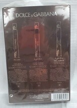 Dolce & Gabbana Men's Travel Collection set 3 X 10ml The One Lt Blue IntenseBlue image 3