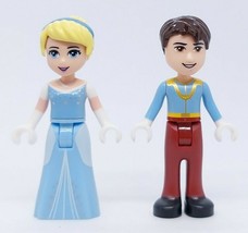 Lego ® Minifigure Disney Princess ~Cinderella &amp; Prince Charming 41055 - $203.66 MXN