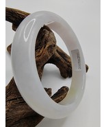 54.10mm Icy Ice White Burma Jadeite Jade Bangle Bracelet # 51 gram # 259... - $1,308.40 CAD