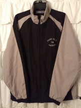 PERRY ELLIS AMERICA ACTIVE 76 Mens (L ) Black Grey Jacket WindBreaker *n... - $8.90