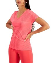 allbrand365 designer Womens Activewear Shadow-Stripe T-Shirt,Medium - £17.09 GBP