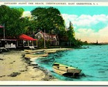 Cottage Lungo Spiaggia Chepiwanoxet Greenwich Rhode Island Ri 1936 Wb Ca... - £5.72 GBP