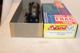 HO Scale Atlas Single Dome Tank Car, ITDX 6840, Black FOR PARTS OR REPAIR - $25.00