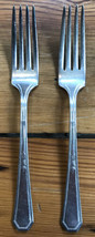 Set Pair 2 Vtg Antique Rogers &amp; Son AA Silverplate IS Forks - £783.69 GBP
