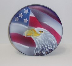 Fenton Glass Cobalt Blue Patriotic Eagle Paperweight Ltd Ed #6/29 JK Spindler - £208.92 GBP