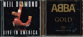 Neil Diamond Live In America + ABBA, Gold, 3 CDs - £8.77 GBP