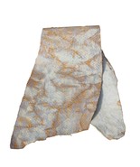2 pcs authentic Aurora Salmon Skins Hide Leather Lifted Scales Brown - $24.74