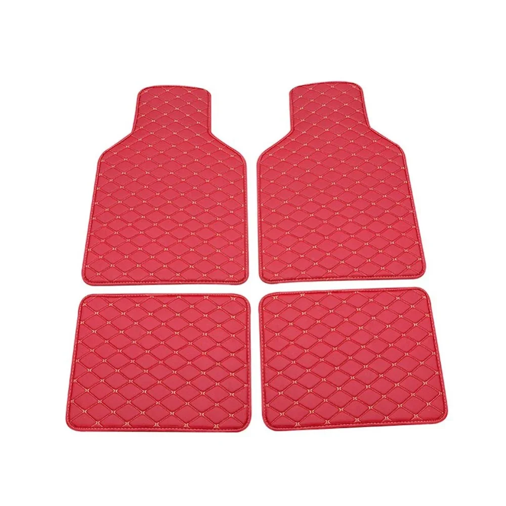 4Pcs Universal Car Floor Mats Carpet Mat Waterproof Anti-dirty Floor Mats for  - £23.62 GBP+