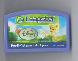 Leapfrog Leapster Disney Fairies Game Cartridge Game Rare VHTF Educational - $9.60