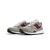NIB men&#39;s 8.5 Saucony Originals Shadow 6000 OG sneakers S70441-37 grey/maroon - £74.72 GBP