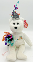 2005 Ty Beanie Baby &quot;New Year&quot; Retired New Year 2006 Bear BB10 - £10.16 GBP