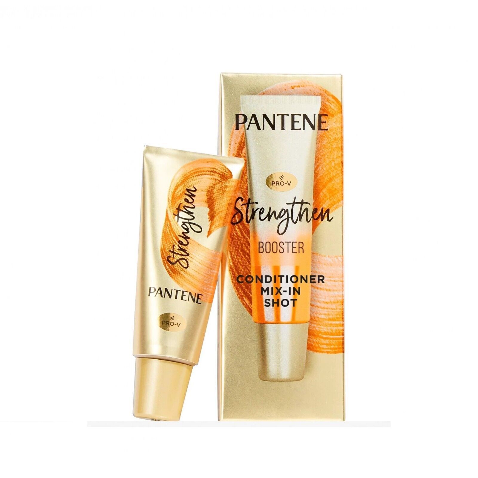 Primary image for Pantene Pro V Strengthen Booster Hair Conditioner Mix In Shot 0.5oz Lot Of 4 NEW