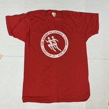 Vtg American General Fun Run Single Stitch T Shirt Size L Red Syracuse, ... - $278.24 MXN