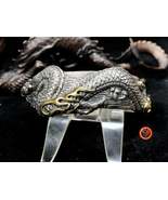 dragon bangle. 925 silver and bronze bangle. Handcrafted. Hallmarked sil... - £181.77 GBP