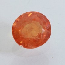 Sapphire Fanta Orange Faceted 9x8mm Oval Natural SI Clarity Gemstone 3.47 carat - £73.53 GBP