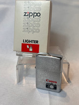 1978 Zippo Canon Camera Lighter Unfired Advertising In Original Box - £78.17 GBP