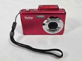 Vivitar Vivicam iTwist F124 14.1MP Compact Digital Camera Red with Strap - £15.63 GBP