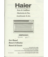 Printed User Owners Manual  &amp; Installation for Haier AC Air Conditioner ... - $25.33