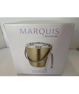 WATERFORD MARQUIS VINTAGE VIM &amp; VIGOR ICE BUCKET &amp; TONGS NIB - £22.13 GBP