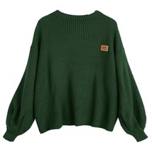 Women Fall Oversized Sweater Long Sleeve Crew Neck Chunky Knit Sweaters ... - £41.66 GBP