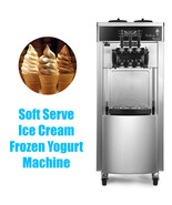 Commercial Stainless Soft Serve Ice Cream &amp; Frozen Yogurt Maker Machine ... - $2,146.04 CAD