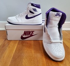 Nike Air Jordan 1 High OG ‘Court Purple’ Women&#39;s Size 10 CD0461-151 - £176.61 GBP