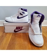 Nike Air Jordan 1 High OG ‘Court Purple’ Women&#39;s Size 10 CD0461-151 - £173.83 GBP