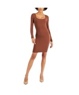 Bar III Womens XXL Down to Earth Brown Long Sleeve Bodycon Dress NWT C21 - $26.61 CAD