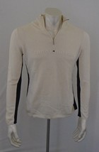 Tommy Hilfiger Size Large Men&#39;s White Embroidered Long Sleeve Cotton Pul... - $13.85