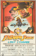 1989 Indiana Jones And The Last Crusade Movie Poster Print Harrison Ford  - £5.56 GBP