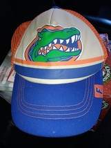 Florida Gators Orange/Blue Mesh Cap One Size Adjustable  Collegiate Headwear - £11.05 GBP