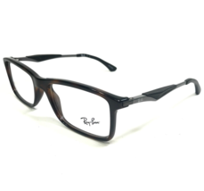 Ray-Ban Eyeglasses Frames RB7023 2012 Black Gray Tortoise Rectangular 53-17-145 - $130.59
