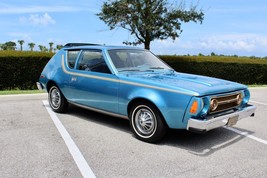 1976 AMC Gremlin blue - gold | 24x36 inch POSTER - £16.17 GBP