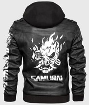  Gaming Cosplay Bomber Leather Jacket 2077 Samurai  - $2,028.63 MXN+