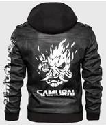  Gaming Cosplay Bomber Leather Jacket 2077 Samurai  - $109.99+