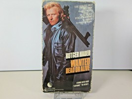 Wanted Dead Or Alive (VHS 1987) Rutger Hauer Gene Simmons of KISS, Bounty Hunter - £5.25 GBP