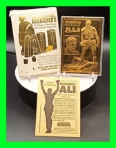 Vintage Muhammad Ali 1996 Bleachers Limited Edition 23 kt. Gold Card - £19.92 GBP