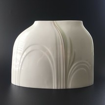 Vintage Royal Doulton England Impressions Cypress Pocket Vase Low Flower Pot - £29.08 GBP