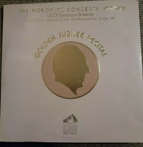 The Horowitz Concerts 1977/78: Golden Jubilee Recital Record Album RCA Red Seal - £25.81 GBP