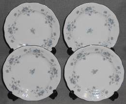 Set (4) Johann Haviland Blue Garland Pattern Dessert Or B&amp;B Plates Germany - £19.77 GBP