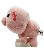 Mojang Minecraft Pink Pig Plush Kids Toy Stuffed Animal 6” - £13.95 GBP