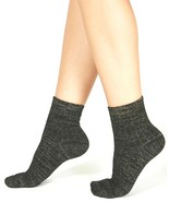 I.N.C. International Concepts Ribbed Black Gold Shimmer Casual Socks NEW - £10.87 GBP