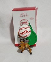 Hallmark star slugger softball baseball 2015 ornament Xmas holiday tree - $10.36