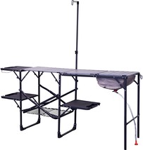 GCI Outdoor Master Cook Station Portable Camp Kitchen Outdoor Folding Table - £150.27 GBP