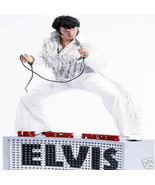 Elvis Presley Fantastic LIVE IN LAS VEGAS Collectable Figure + CONCERT P... - $99.99