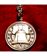 Vintage US Bicentennial Liberty Bell Necklace Limited Collectors Edition - $57.05 CAD