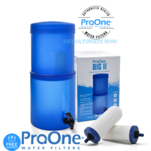 ProOne Big II BPA Free Plastic Gravity Water Filter System w/ Filter Opt... - £110.61 GBP+